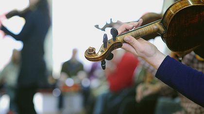 Musikworkshop. Foto: Hans-Joachim Winckler